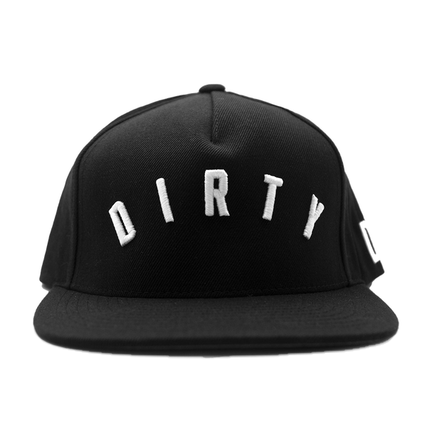 Black Dirty Boxing DIRTY Hat Front
