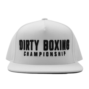 White Dirty Boxing Championship Hat