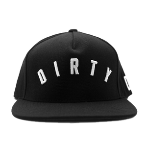 Black Dirty Boxing DIRTY Hat Front