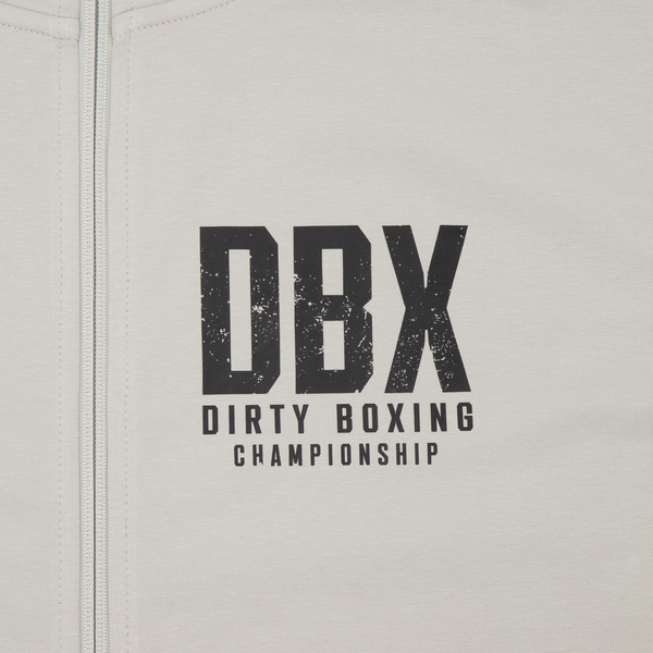 DBX Grey Fight Night Zip Hoodie